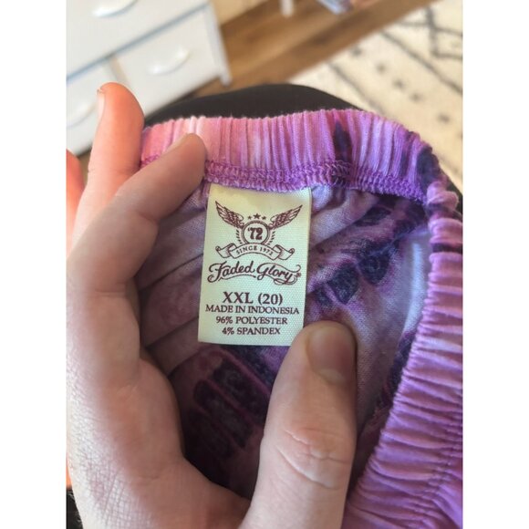 Faded Glory NWT Tie Dye Strapless Maxi Dress Casual Long Pink Purple Sz XXL - Picture 4 of 9